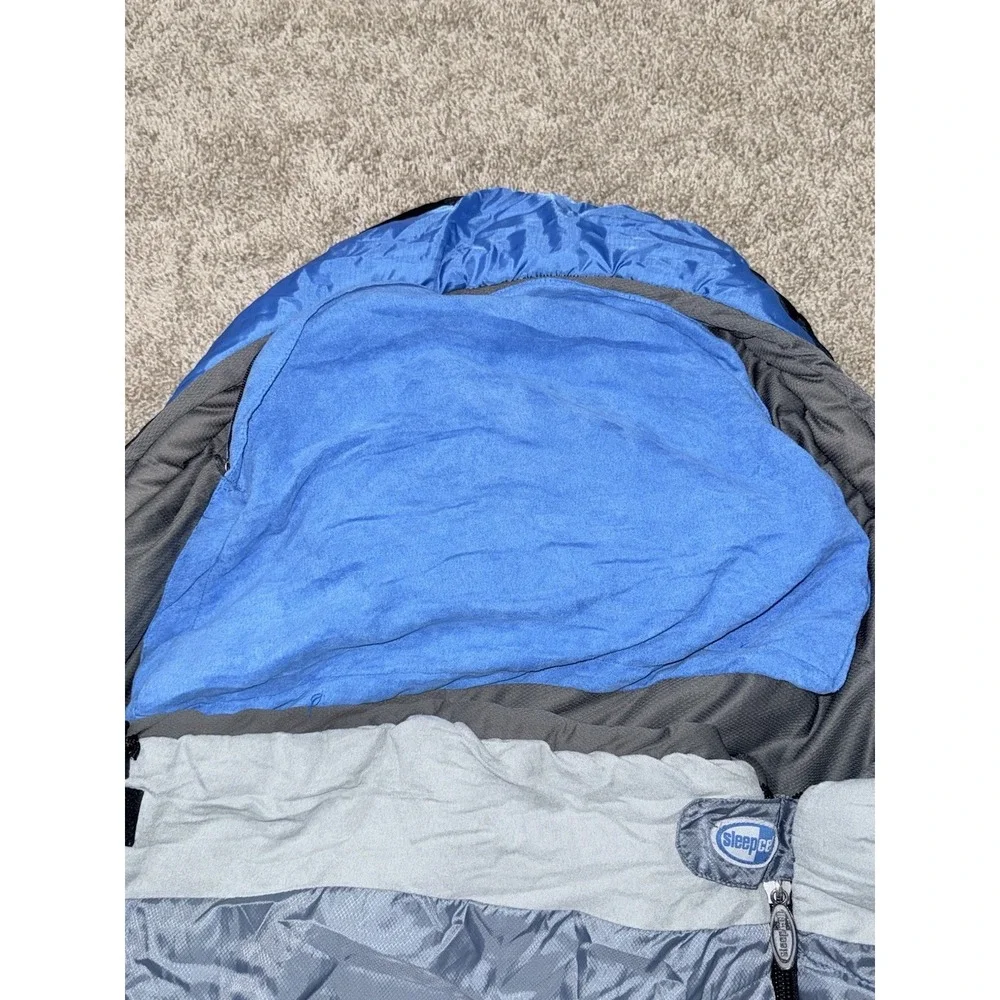 Sleep Cell Cool Vent Premium Sleeping Bag Size 35x85 Blue/Gray Super Warm! Light